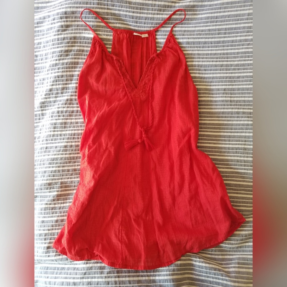 Sexy Tassle Boho Red Top Melrose and Market