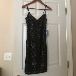 Express sequin embellished dress