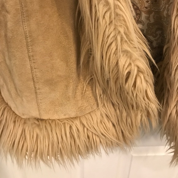 Long Leather fur lined jacket - Picture 4 of 6