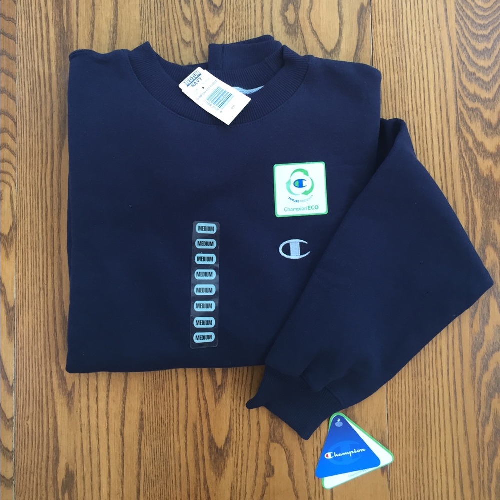 Champion Men's Fleece Sweatshirt - Navy