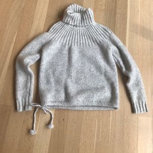 Madewell gray turtleneck sweater