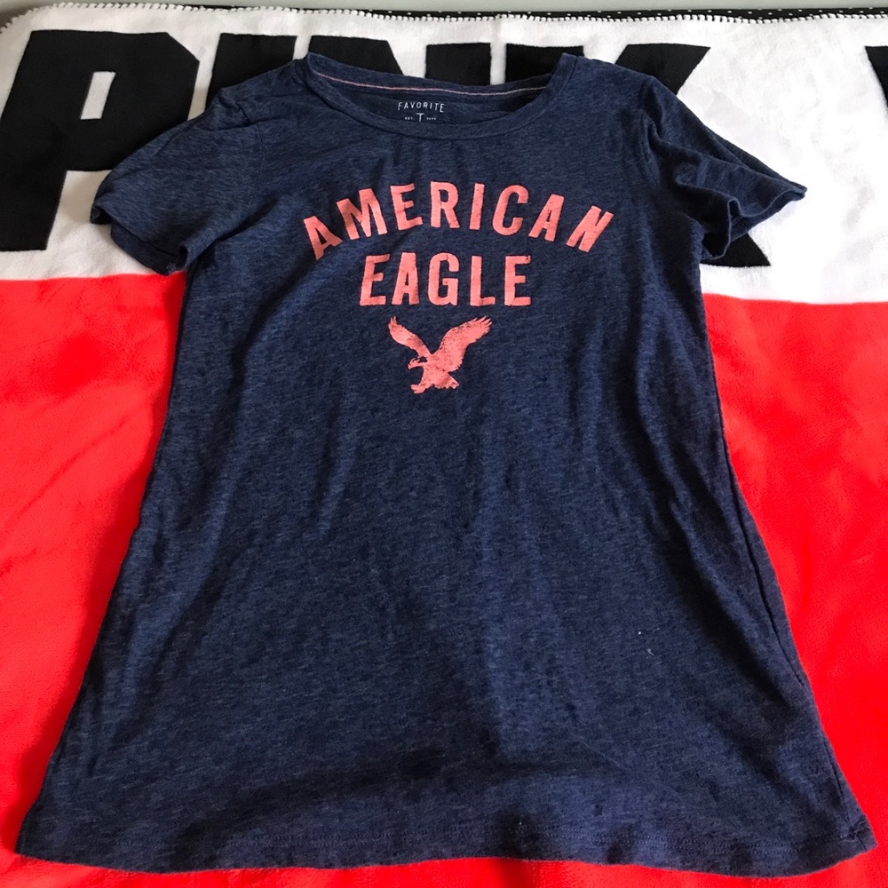 American Eagle Outfitter Deep Blue Fitted Tee!