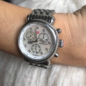 Michele CSX Diamond dial watch