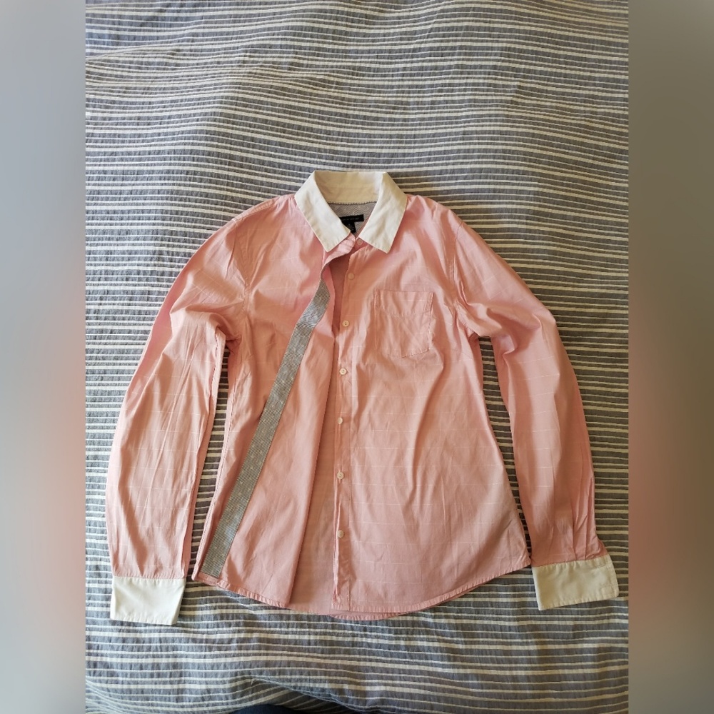 Tommy Hilfiger Classic Salmon Fitted Button Down
