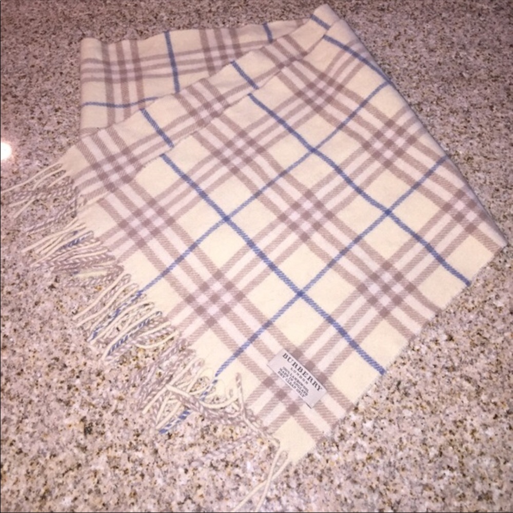 Authentic Burberry Scarf - 100% Lambswool