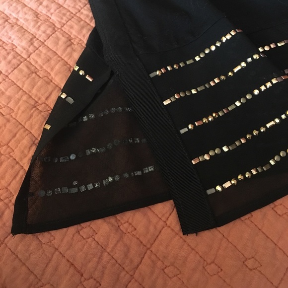 J.Crew Black Tank Top with Gems - Picture 3 of 3