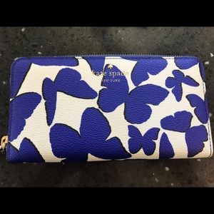 Kate Spade Hawthorne Lacey butterfly lapis blue