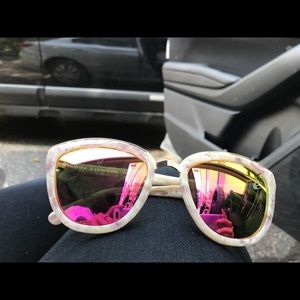 DIFF eyewear sunglasses - Rose - pink pearl frame