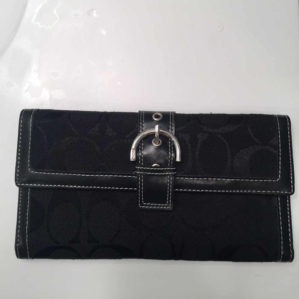 Black coach wallet
