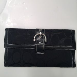 Black coach wallet