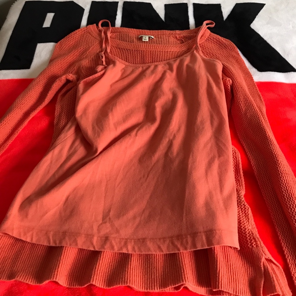 Sonoma Orange Mesh Long Sleeve W/ Orange Tank