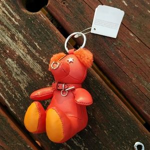 Coach bear bag charm nwt