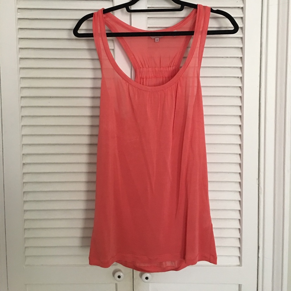 Ted Baker Salmon Elastic Back Detail Racer Tank