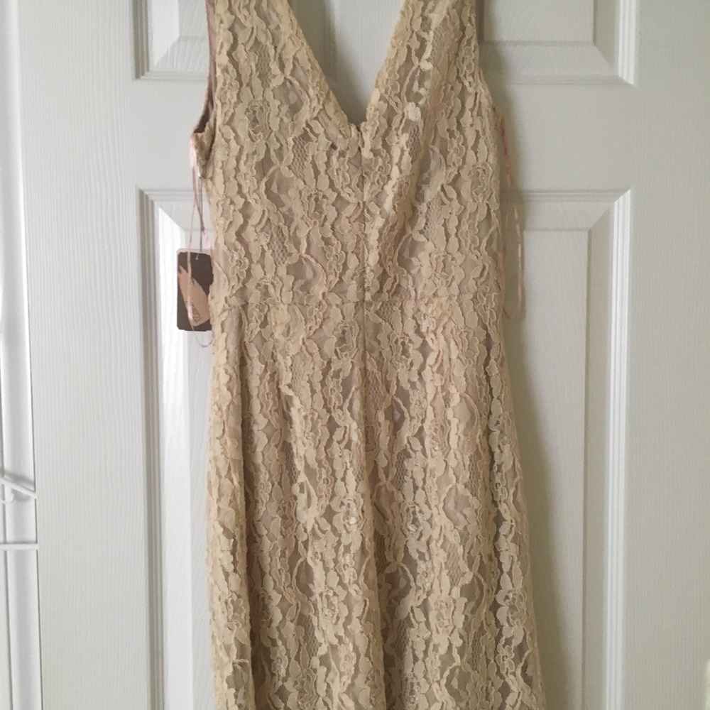 Cream dress from Forever 21