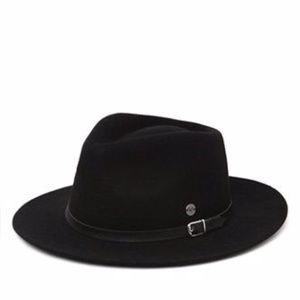 Black felt hat