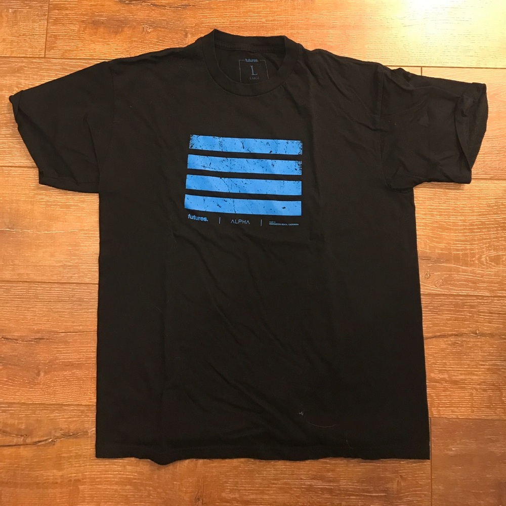 Future Fins Black Tee