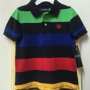 Chaps striped polo 2/2T