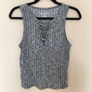AE heather gray tank