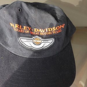 Rare 100th anniversary Harley Davidson hat.