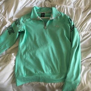 VS Pink half zip jacket