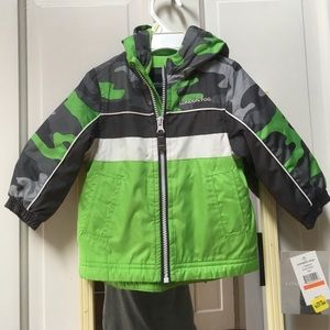 London Fog 12M camo lined windbreaker