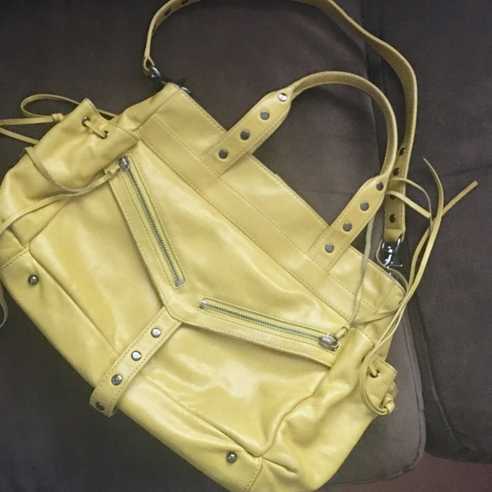 Yellow leather Botkier satchel