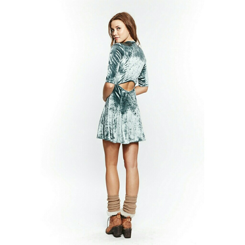 NWT For Love & Lemons Spur Mini Dress size L - Picture 3 of 8