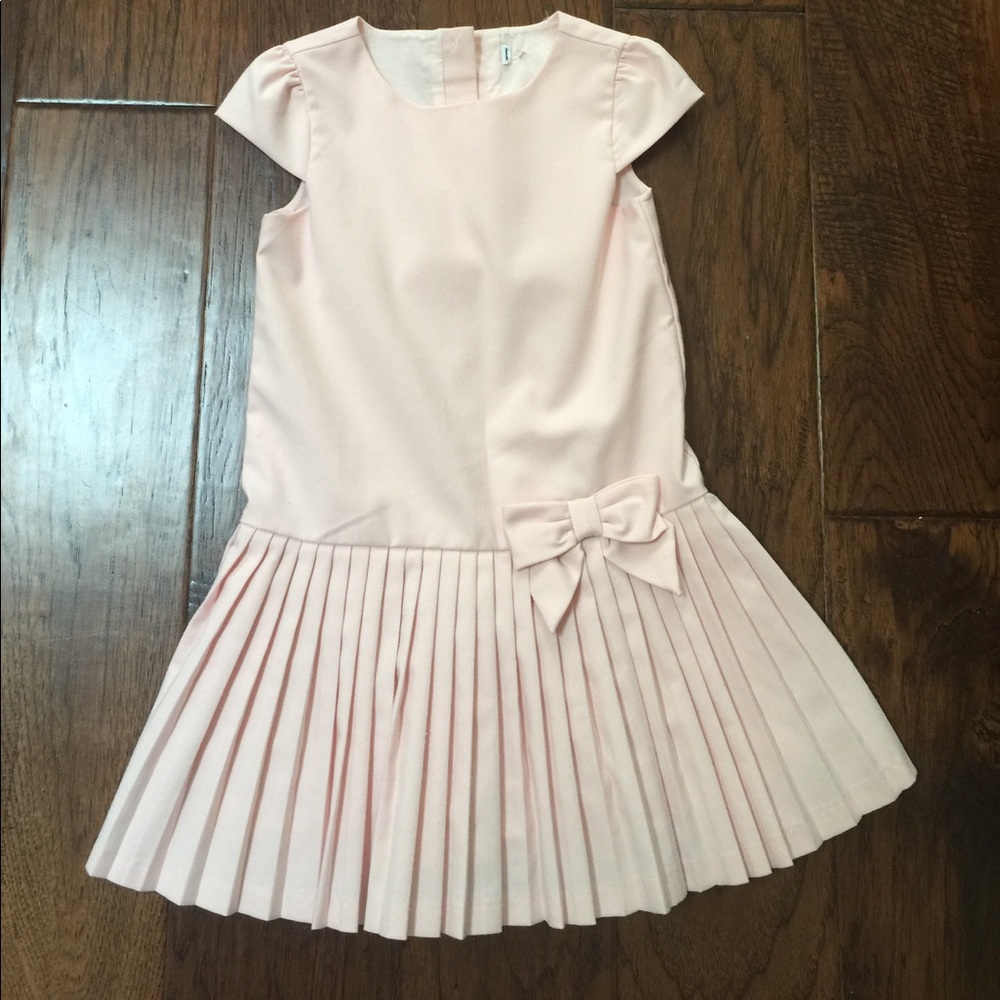 Janie and Jack girl pink dress size 6