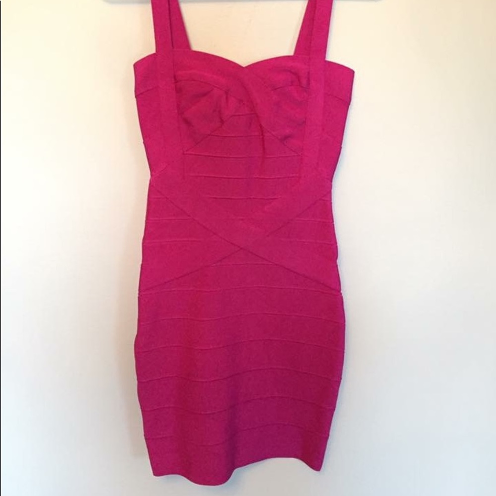 Pink Bandage Dress