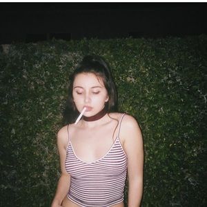 Red white and blue crop top