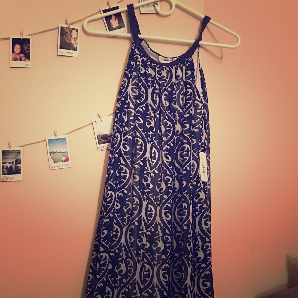 Blue dress