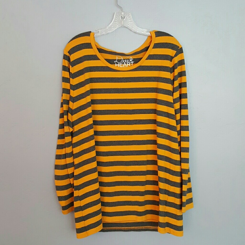 Soft stripey long sleeve top