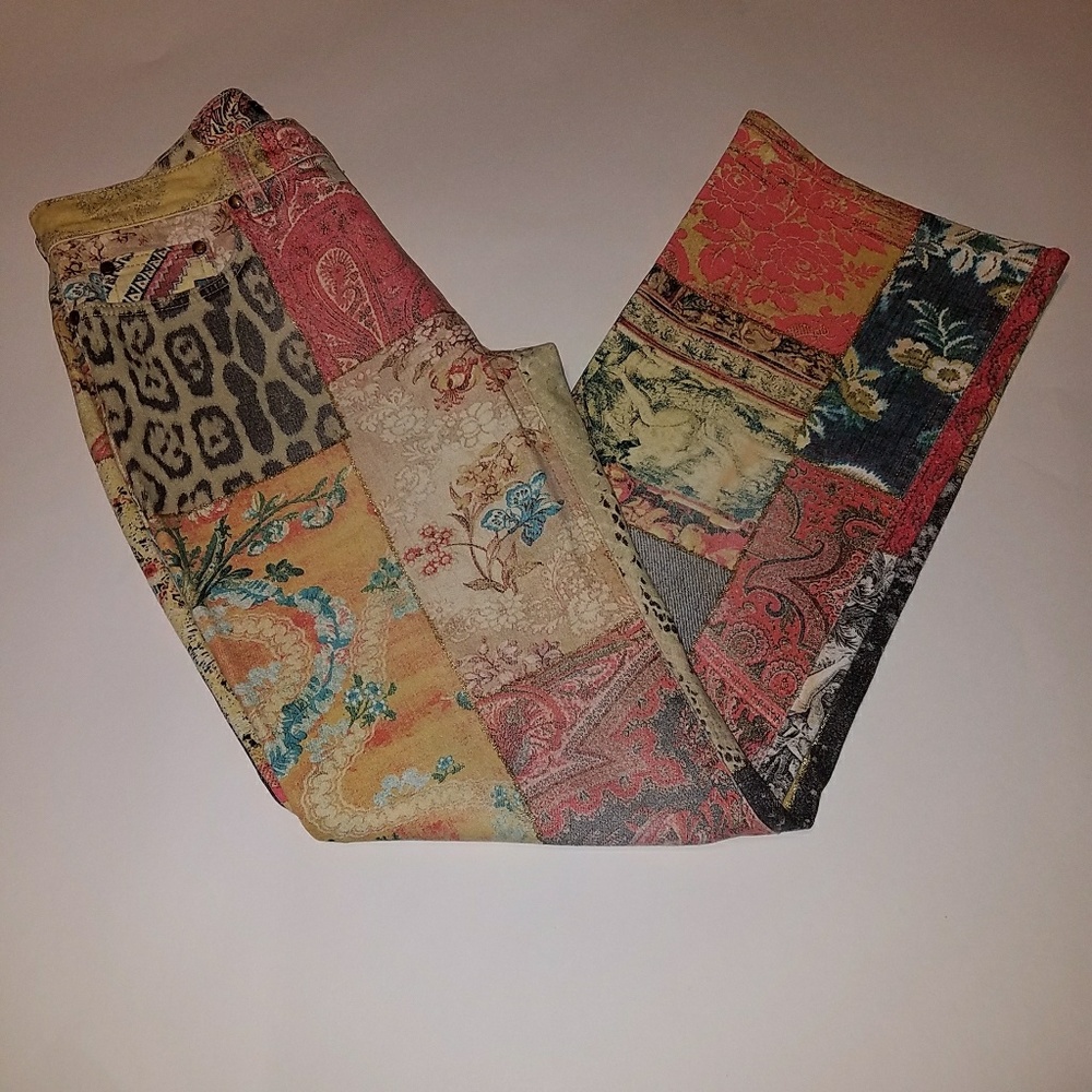 ROBERTO CAVALLI STATEMENT PANTS JEANS SZ M