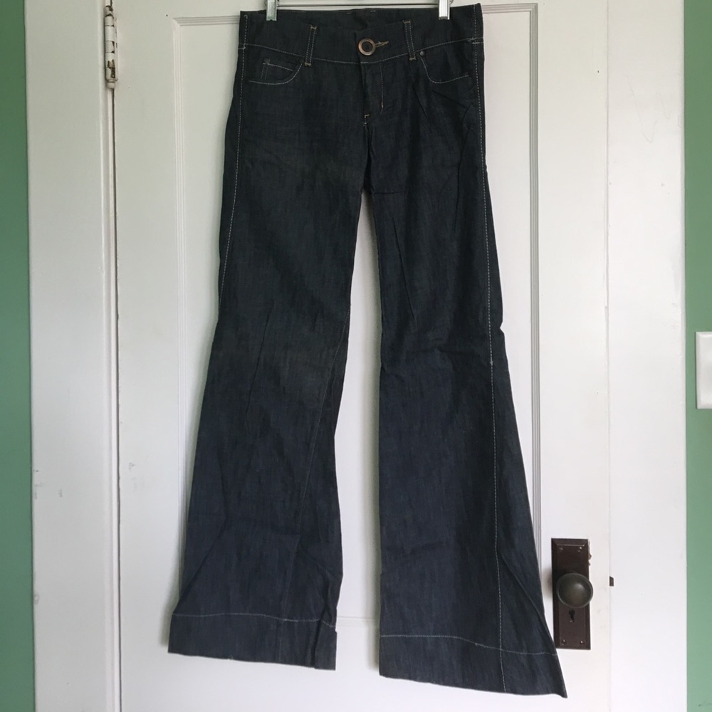 anthropologie level 99 wide leg jeans EUC