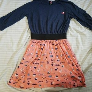 Glamour Kills pink skater dress