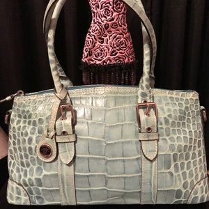 Dooney & Bourke Nile Croco embossed satchel