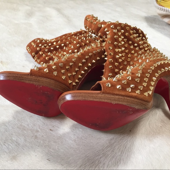 Christain Louboutain Guerilla booties. - Picture 2 of 2