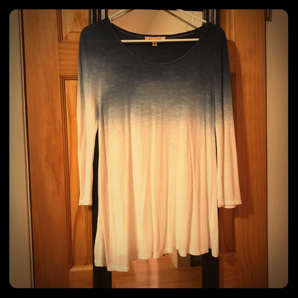 Boho style Ombré knit top