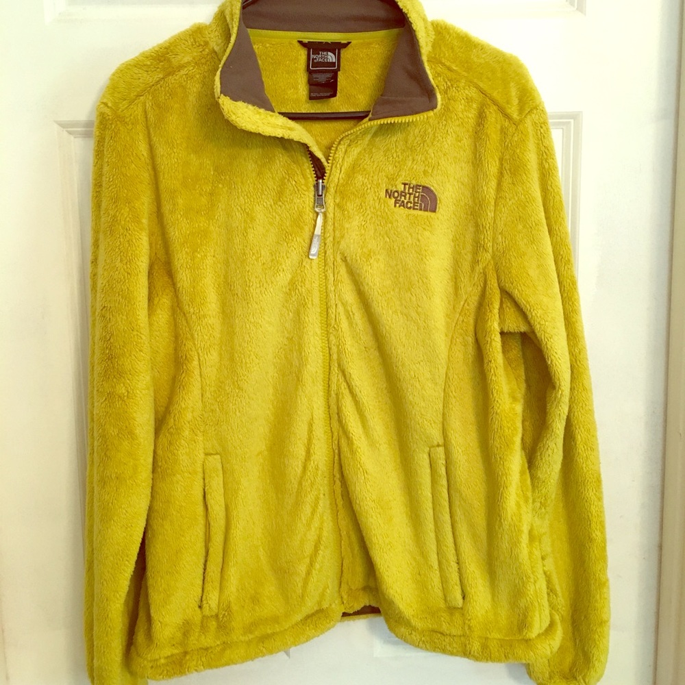 Light olive colored Osito North Face  jacket