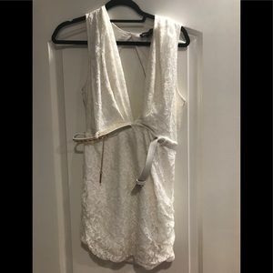 Beautiful Style Stalker  White Lace Dress