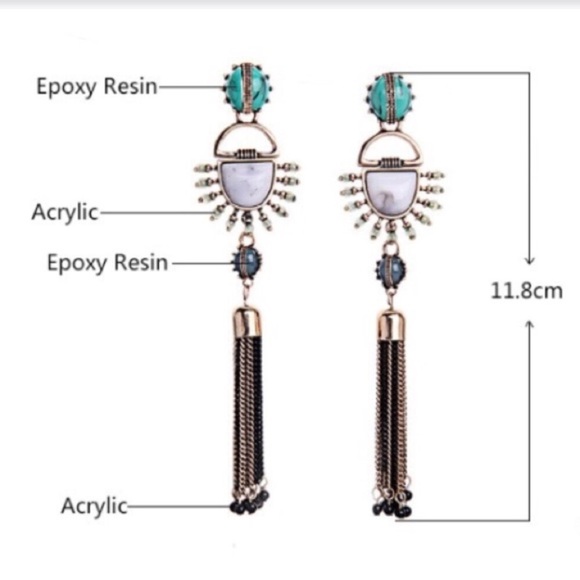 Boho Tassel Earrings - Picture 7 of 7