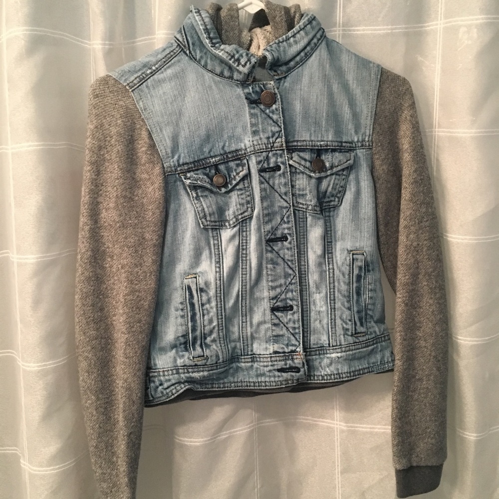 Hooded Jean Jacket