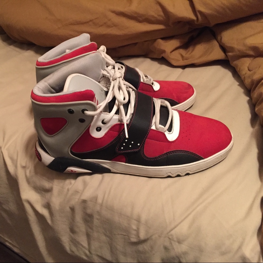 Red Adidas size 11