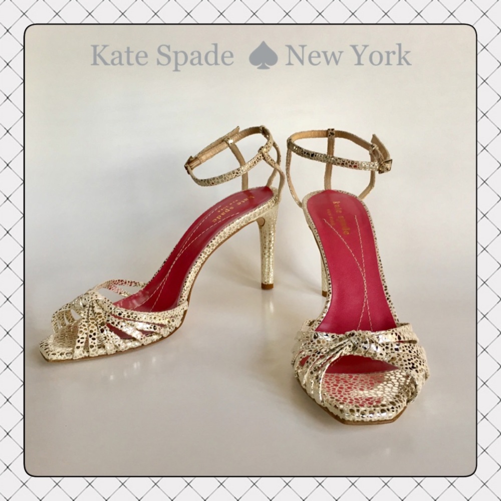 ✖️SOLD KATE SPADE ♠️ Lolita Silver Sandal 7.5