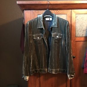 Chicos velvet jacket