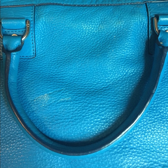 DVF Drew Bucket Bag in Peacock Blue - Picture 7 of 8