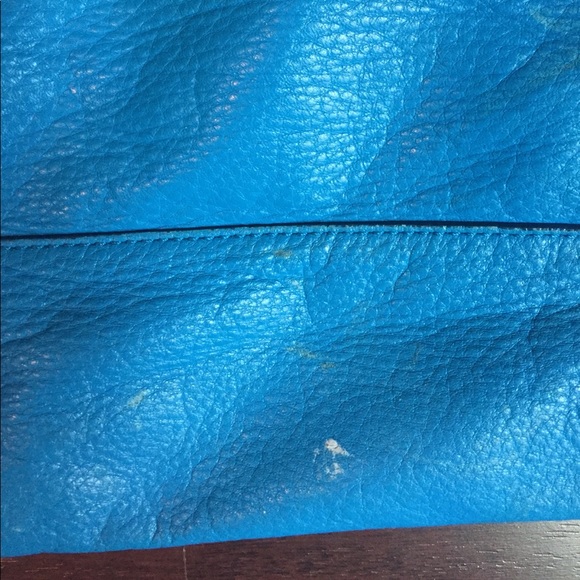 DVF Drew Bucket Bag in Peacock Blue - Picture 8 of 8