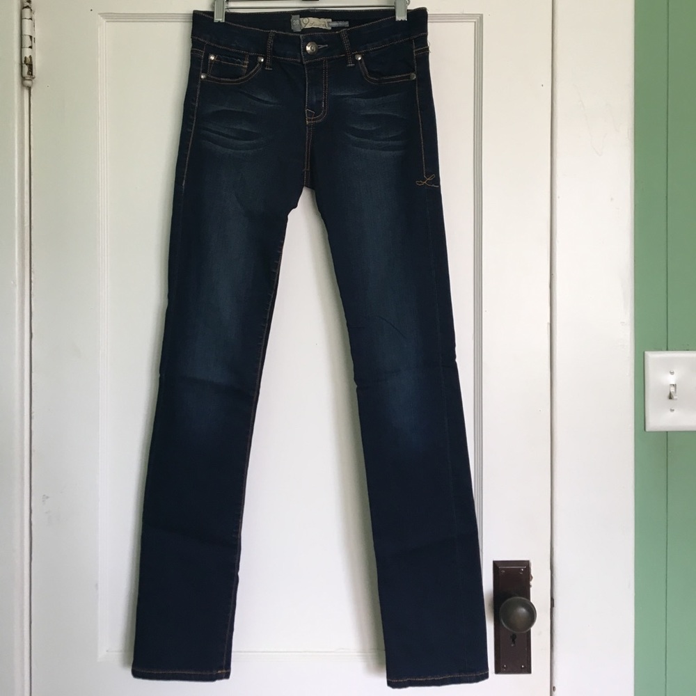 anthro level 99 skinny straight jeans