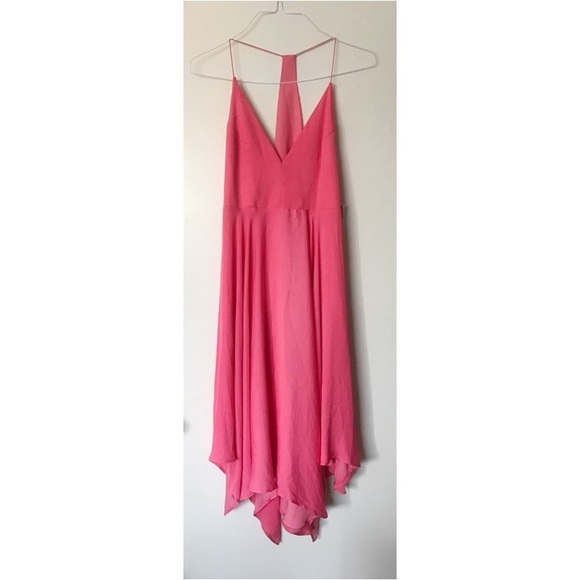 NWT UO Flowy Pink Midi Dress Size 6 - Picture 5 of 8