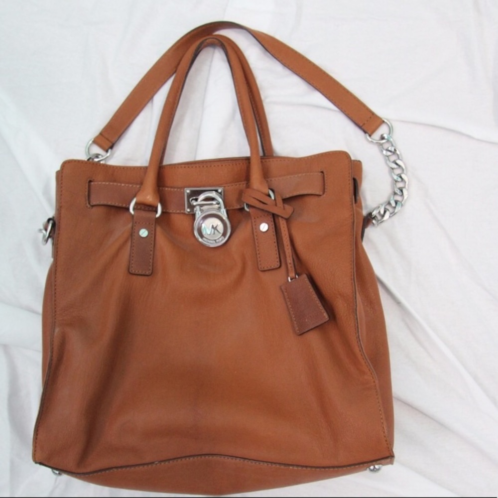 Michael Kors Hamilton Leather Tote Bag